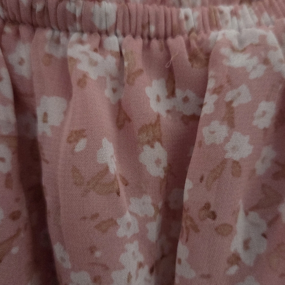 Sweet Storm Pink Floral Mini Dress Size Large - Picture 9 of 11